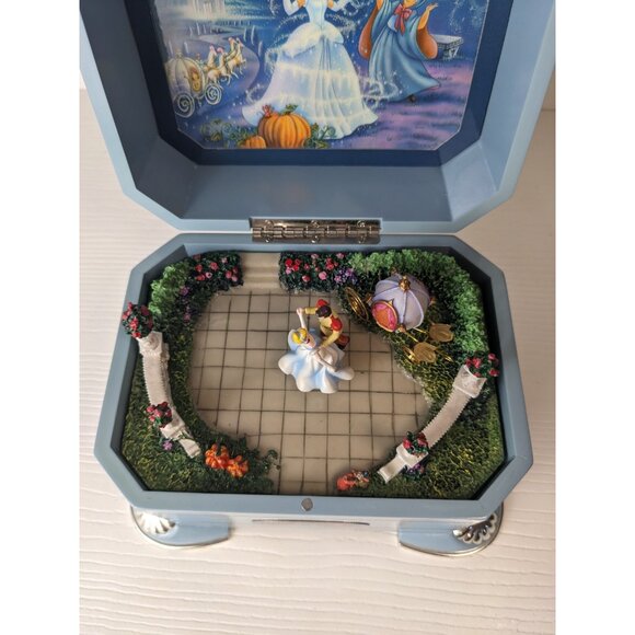 DISNEY CINDERELLA’S DANCE RARE 1ST ISSUE IN THE EVER AFTER MUSIC BOX COLLECTION - Picture 14 of 15